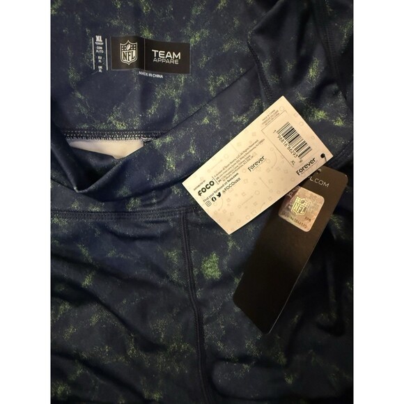 FOCO NFL Womens Sz XL NFL Ladies Team Color Cloud Leggings Seattle Seahawks - Picture 4 of 5